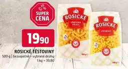 Terno Rosické těstoviny nabídka