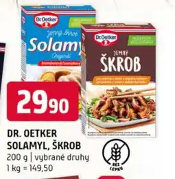 Terno Dr. oetker solamyl, škrob nabídka