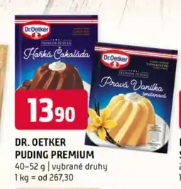 Terno Dr. oetker puding premium nabídka