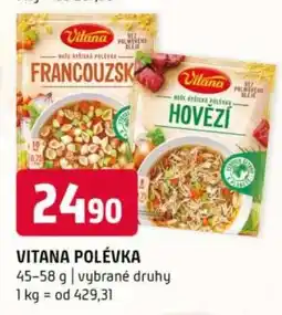 Terno Vitana polévka nabídka