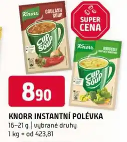 Terno Knorr instantní polévka nabídka