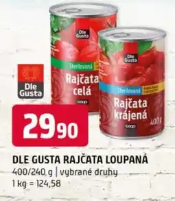 Terno Dle gusta rajčata loupaná nabídka