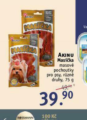 Rossmann Akinu masíčka pro psy nabídka