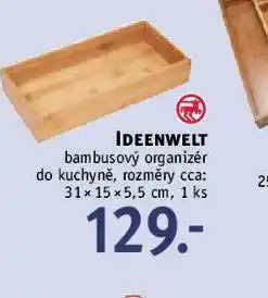 Rossmann Bambusový organizér do kuchyně nabídka