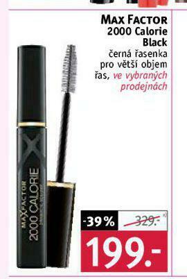 Rossmann Max factor řasenka nabídka