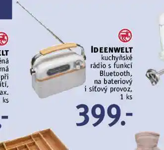 Kuchyňské rádio s funkcí bluetooth