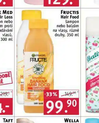 Rossmann Fructis hair food šampon, balzám nabídka