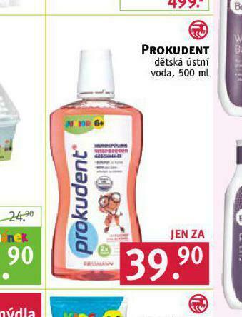 Rossmann Prokudent dětská ústní voda nabídka