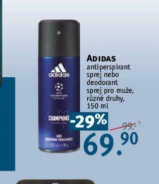 Rossmann Adidas antiperspirant nabídka