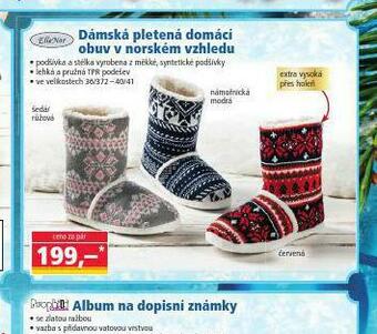 Norma Dámská pletená domácí obuv nabídka