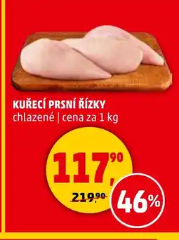 Penny Market KUŘECÍ PRSNÍ ŘÍZKY chlazené | cena za nabídka