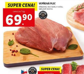 Lidl Vepřová plec bez kosti nabídka