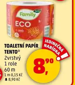 Penny Market TOALETNÍ PAPÍR TENTO* 2vrstvý nabídka