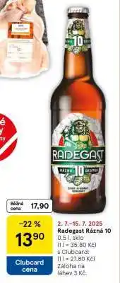 Tesco Radegast Rázná 10 nabídka