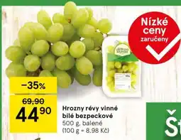 Tesco Hrozny révy vinné bílé bezpeckové nabídka