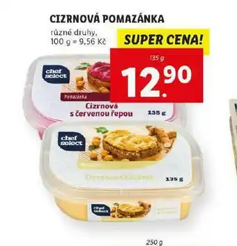 Lidl Cizrnová pomazánka nabídka