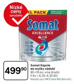 Tesco Somat Kapsle do myčky nádobí nabídka