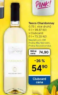Tesco Tesco Chardonnay nabídka