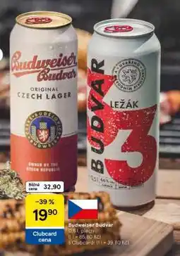 Tesco Budweiser Budvar nabídka