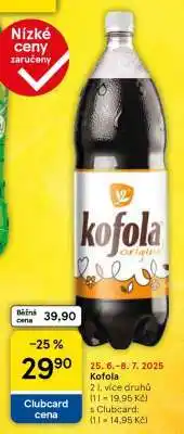 Tesco Kofola nabídka