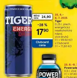 Tesco Tiger nabídka