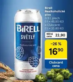 Tesco BIRELL Nealkoholické pivo nabídka