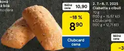 Tesco Ciabatta s cibulí nabídka