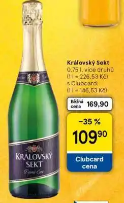 Tesco Královský Sekt nabídka
