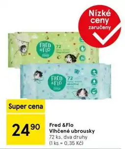 Tesco Fred Flo Vlhčené ubrousky nabídka