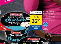 Tesco Ehrmann High protein jogurt nabídka