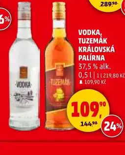 Penny Market VODKA, TUZEMÁK KRÁLOVSKÁ nabídka