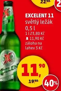 Penny Market EXCELENT 11 světlý ležák nabídka