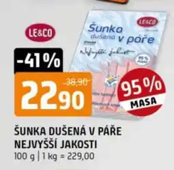 Terno Šunka dušená v páře nejvyšší jakosti nabídka