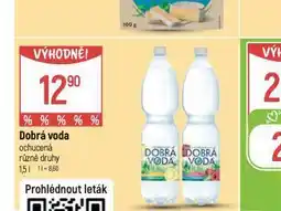 Globus Dobrá voda ochucená nabídka