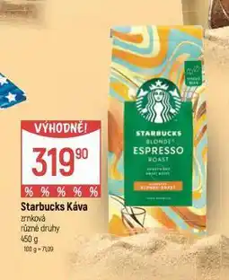 Globus Starbuck káva nabídka
