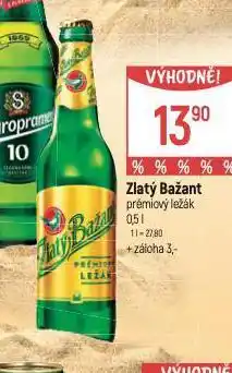 Globus Pivo zlatý bažant nabídka