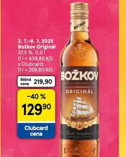 Tesco Božkov originál nabídka
