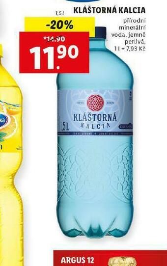 Lidl Kláštorná kalcia nabídka