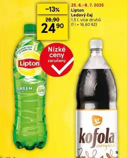 Tesco Lipton ledový čaj nabídka