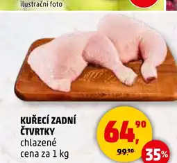 Penny Market KUŘECÍ ZADNÍ ČTVRTKY chlazené nabídka