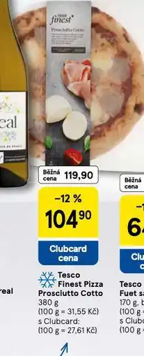 Tesco Pizza prosciutto cotto nabídka