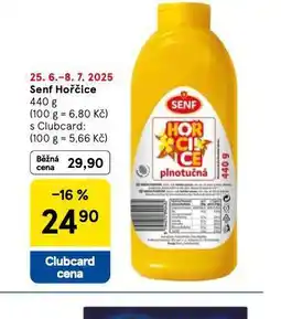 Tesco Senf hořčice nabídka