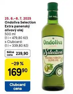 Tesco Ondoliva selection extra panenský olivový olej nabídka