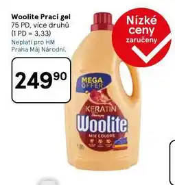 Tesco Woolite prací gel nabídka