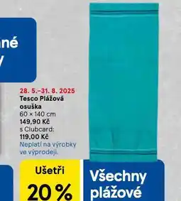 Tesco Plážová osuška nabídka