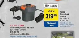 Tesco Elektrická pumpa nabídka