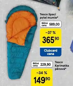 Tesco Spací pytel mumie nabídka