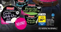Tesco Ehrmann high protein pudding nabídka