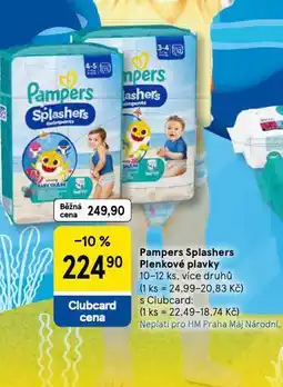 Tesco Pampers dětské plenky nabídka