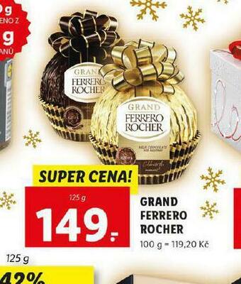 Lidl Grand ferrero rocher nabídka